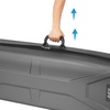image:imageKVV Solid ABS Shell Hard Sided Golf Travel Case with Super Easy Rolling Wheels Ultimate Protection