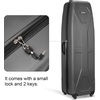 image:imageKVV Solid ABS Shell Hard Sided Golf Travel Case with Super Easy Rolling Wheels Ultimate Protection