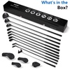 image:imageKVV Ultra Lightweight Club Set with Graphite Shafts Titanium Driver 11Piece PVD Coated Clubs 5S Irons RightHanded for Men No Golf Bag Included