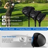 image:imageKVV Ultra Lightweight Club Set with Graphite Shafts Titanium Driver 11Piece PVD Coated Clubs 5S Irons RightHanded for Men No Golf Bag Included