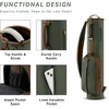 image:imageKVV Vintage PU Leather Golf Sunday Bag SoftSided Golf Club Carry Bag Holds Up to 11 Clubs Ideal for Driving Range amp Par 3Green  Brown