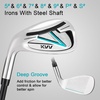 image:imageKVV Women Complete Golf Clubs Set 711 Piece Full Golf Club Set withWithout Stand Bag Right amp Left Handed All Golf Clubs for Women BeginnerBlackBlue