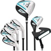 image:imageKVV Women Complete Golf Clubs Set 711 Piece Full Golf Club Set withWithout Stand Bag Right amp Left Handed All Golf Clubs for Women BeginnerBlackBlue
