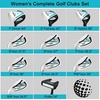 image:imageKVV Women Complete Golf Clubs Set 711 Piece Full Golf Club Set withWithout Stand Bag Right amp Left Handed All Golf Clubs for Women BeginnerBlackBlue