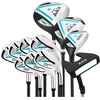 image:imageKVV Women Complete Golf Clubs Set 711 Piece Full Golf Club Set withWithout Stand Bag Right amp Left Handed All Golf Clubs for Women BeginnerBlackBlue