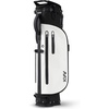 image:imageKVV 5Way Velvet Top Golf Stand Bag  Lightweight WaterResistant PU Leather Golf Carry Bag with Cooler Pocket amp Rain Hood for Men amp WomenBlack  White