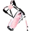 image:imageKVV Junior Golf Stand Bag Lightweight Golf Stand Bag for Children Kids Ages 46791012Pink