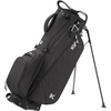 image:imageKVV Lightweight Golf Stand Bag with 7 Way FullLength Dividers 5 Zippered Pockets Automatically Adjustable Dual StrapsElegant DesignBlack