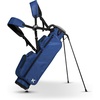 image:imageKVV Lightweight Pitch and Putt Golf Bag with Stand Adjustable Dual Straps Golf Stand Bag for Extra Storage in a Smaller SizeNavy