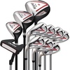 image:imageKVV Men Complete Golf Clubs Set 711 Piece Full Golf Club Set withWithout Stand Bag Right amp Left Handed All Golf Clubs for Men BeginnerBlackRed