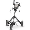 image:imageKVV MiniPro Deluxe Golf Cart for All Age GroupsGolf Push Cart with Adjustable Upper Bracket 360 Swivel Front Wheel UltraCompact SizeCharcoalKVVMP300