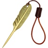 image:imageKVV Premium SingleProng FeatherInspired Divot Tool with Leather Lanyard  Perfect Golf Gift for GolfersAntique Bronze