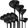 image:imageKVV Ultra Lightweight Club Set with Graphite Shafts Titanium Driver 11Piece PVD Coated Clubs 5S Irons RightHanded for Men No Golf Bag Included