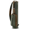 image:imageKVV Vintage PU Leather Golf Sunday Bag SoftSided Golf Club Carry Bag Holds Up to 11 Clubs Ideal for Driving Range amp Par 3Green  Brown