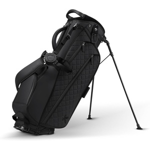 image:imageKVV 14Way Golf Stand Bag Lightweight PU Leather Carry Bag for Men amp Women  VelvetWrapped Top Frame Rain Hood amp 6 MultiOrganizer Pockets