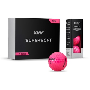 image:imageKVV 2Piece Golf Balls High Performance Golf Ball for Distance Super Soft One DozenPink