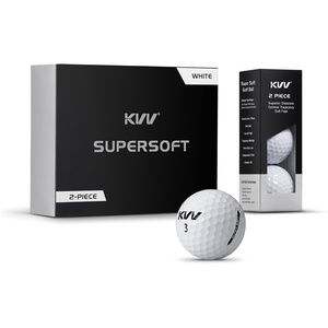 image:imageKVV 2Piece Golf Balls High Performance Golf Ball for Distance Super Soft One DozenWhite