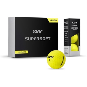 image:imageKVV 2Piece Golf Balls High Performance Golf Ball for Distance Super Soft One DozenYellow