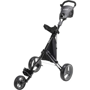 image:imageKVV Foldable Lightweight 3 Wheel Golf Cart with Stylish Scorecard Holder Storage BagEasy to Open and Close