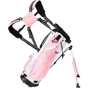 image:imageKVV Junior Golf Stand Bag Lightweight Golf Stand Bag for Children Kids Ages 46791012Pink