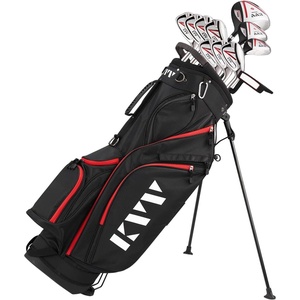 image:imageKVV Mens Complete Golf Clubs Package Set Includes Driver Fairway Hybrid 5P Irons Putter Stand Bag Head Covers Right Handed