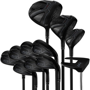 image:imageKVV Ultra Lightweight Club Set with Graphite Shafts Titanium Driver 11Piece PVD Coated Clubs 5S Irons RightHanded for Men No Golf Bag Included