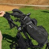 image:imageKVV TopModed Organizer Cart Bag Premium Silent Golf Bag with Dual Handles 14 Club Locking Slots for Men