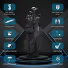 image:imageKVV TopModed Organizer Cart Bag Premium Silent Golf Bag with Dual Handles 14 Club Locking Slots for Men