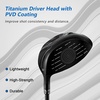 image:imageKVV Golf Driver for Man and Woman Titanium Driver with Headcover Right Handed Club Includes Headcover
